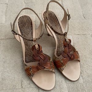 COPY - Cole Haan Mixed Snake and Leather Sandals